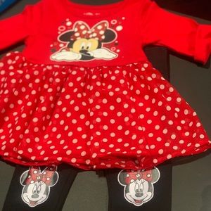 Minnie dress top with matching pants 3T